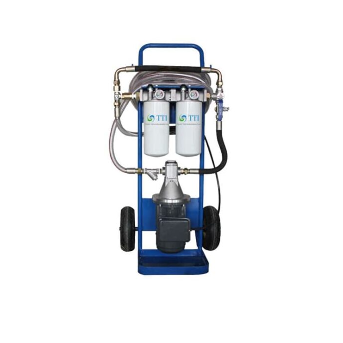 Two-stage Filter Cart-5GPM-Water Absorbing-12Micron-115V-60Hz